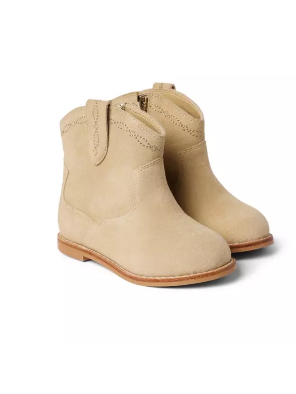 Janie&Jack Leather Western Bootie